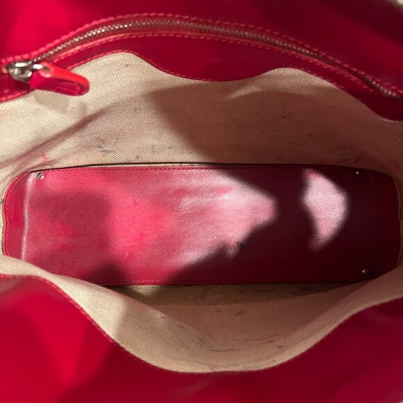 Tod’s Red Leather Top Handle Classic D-Bag - Picture 6 of 7